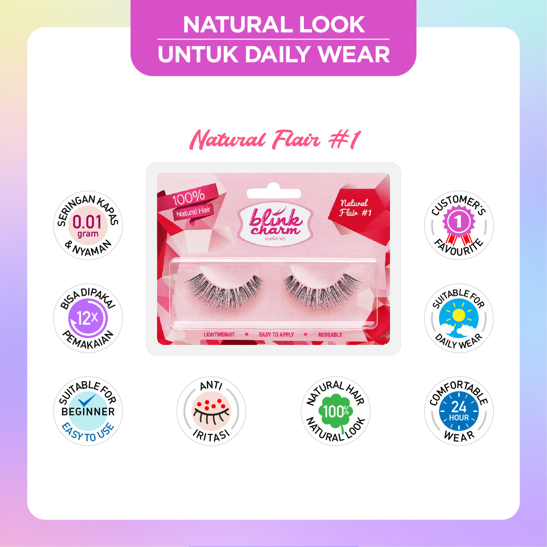 Blink Charm Natural Flair #1 | 1 Pair