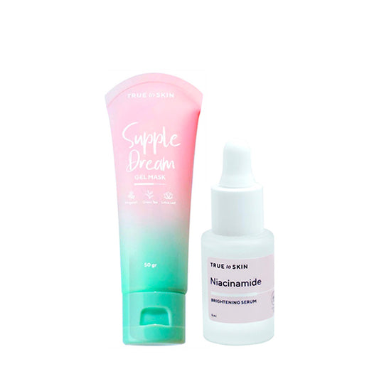 [Combo 2+1] True To Skin Supple Dream Gel Mask (50 g) + [Free] Niacinamide Brightening Serum Mini