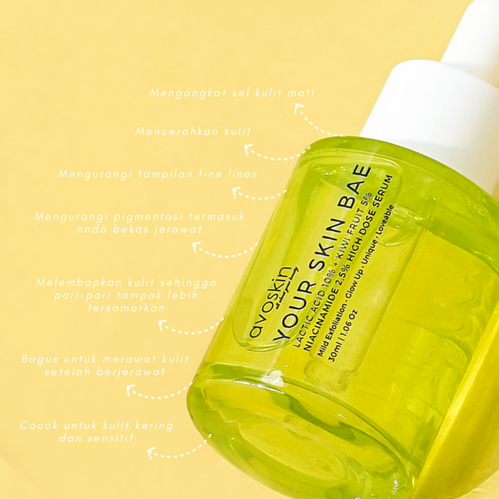 Avoskin Your Skin Bae Lactic Acid 10% + Kiwi Fruit 5% + Niacinamide 2.5% | 30 ml