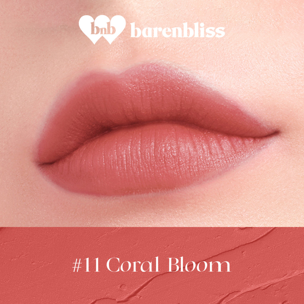 Barenbliss CHERRY MAKES CHEERFUL LIP VELVET 11 CORAL BLOOM