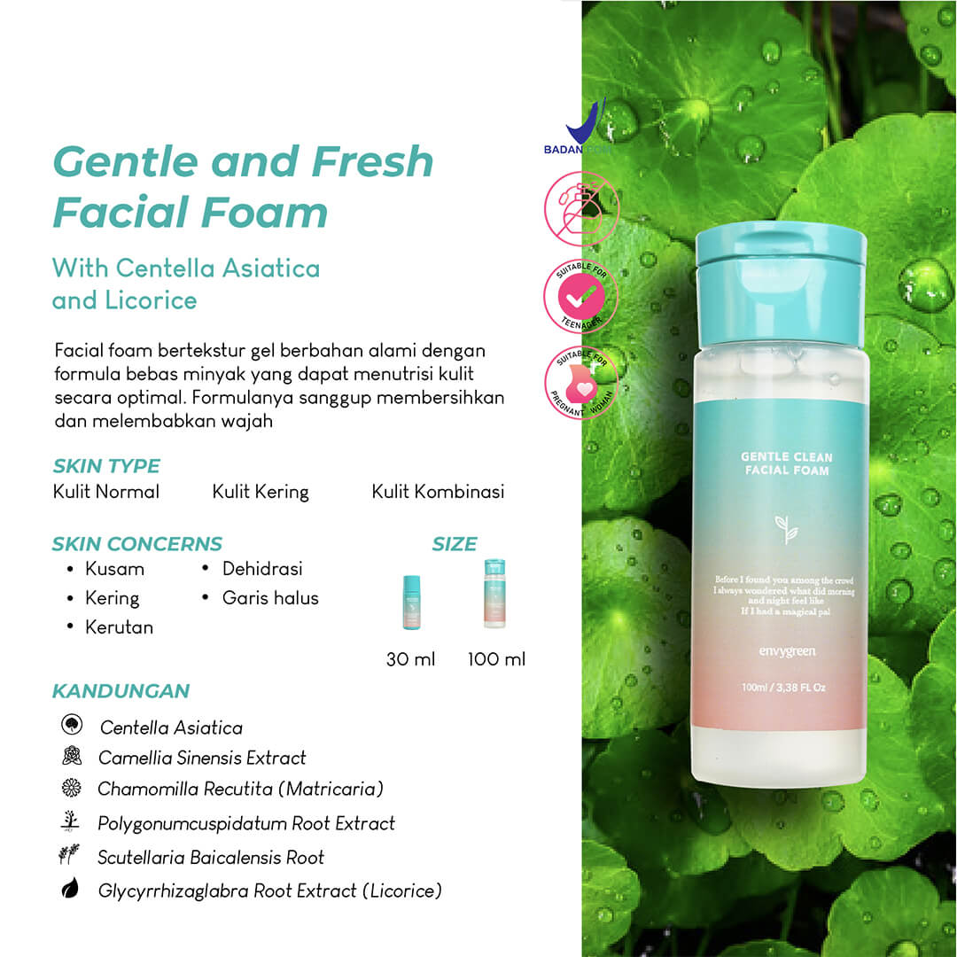 Envygreen Gentle Clean Facial Foam | 100 ml