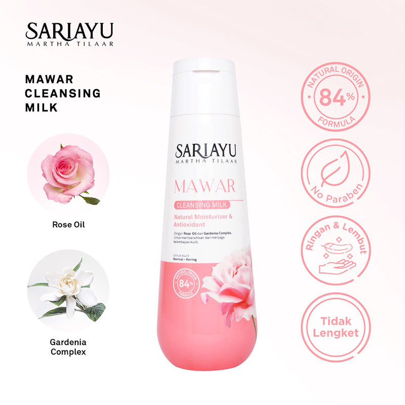 SARIAYU MAWAR CLEANSING MILK | 100g