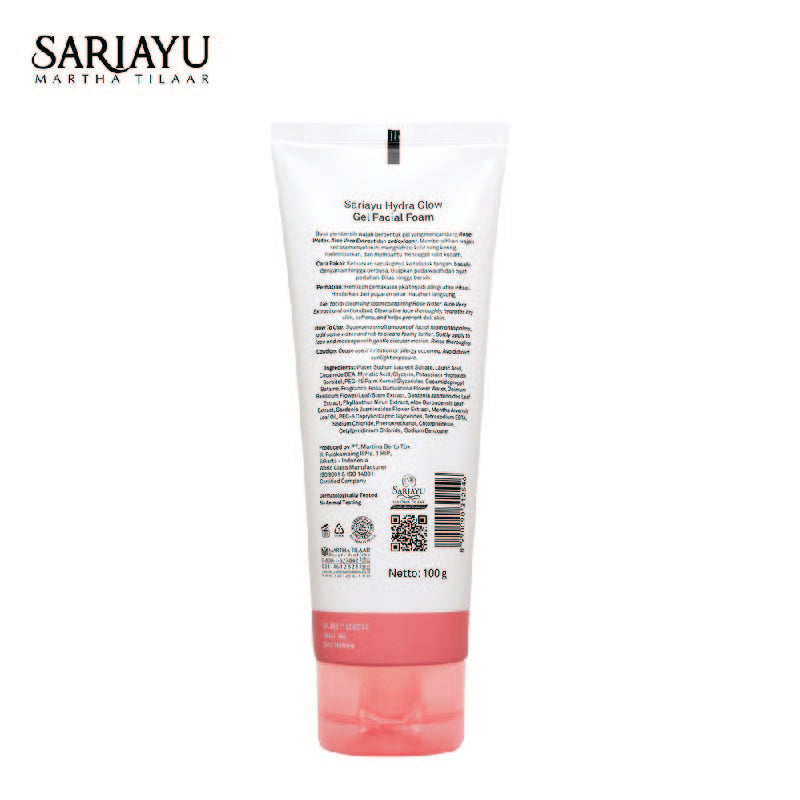 SARIAYU HYDRA GLOW GEL FACIAL FOAM | 100g