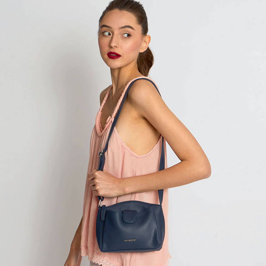 Sophie Martin Mounessie Navy Bag