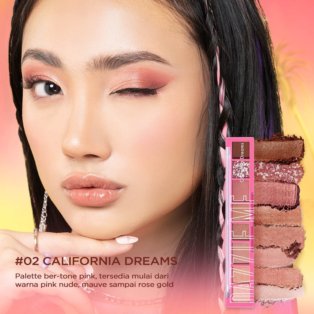 DAZZLE ME The World Traveler Eyeshadow Pallete 02 California Dreams