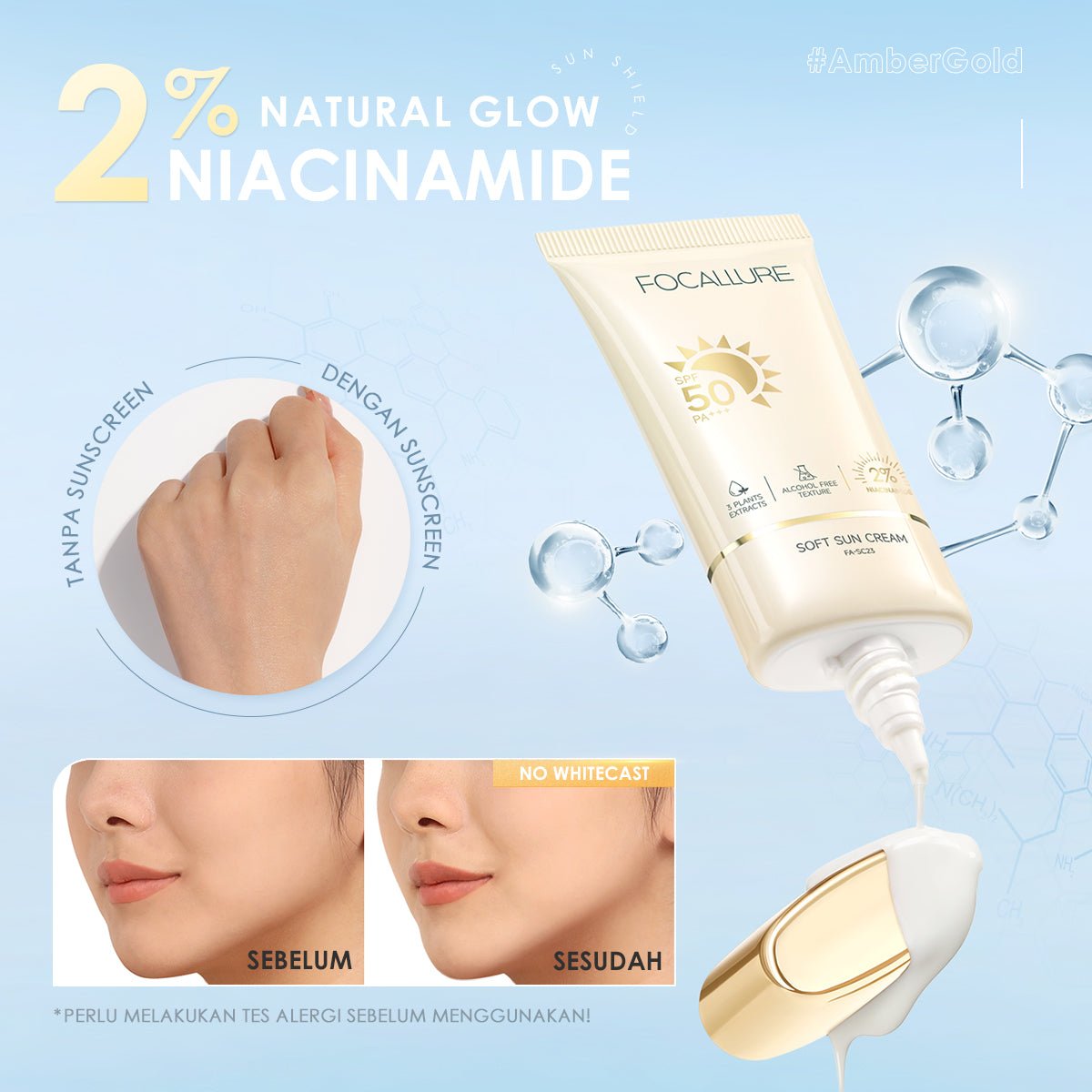 FOCALLURE SOFT SUN CREAM FA-SC23