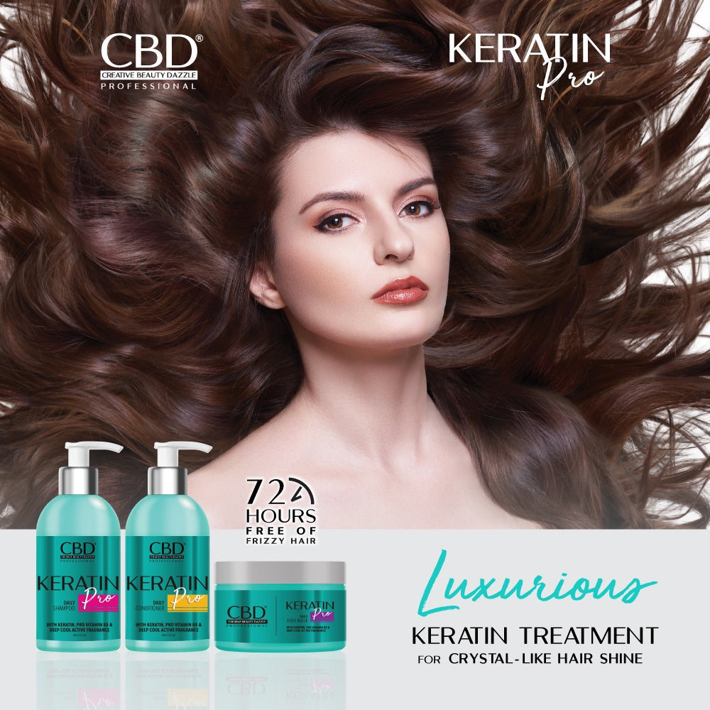 CBD Keratin Pro Daily Shampoo | 250ml