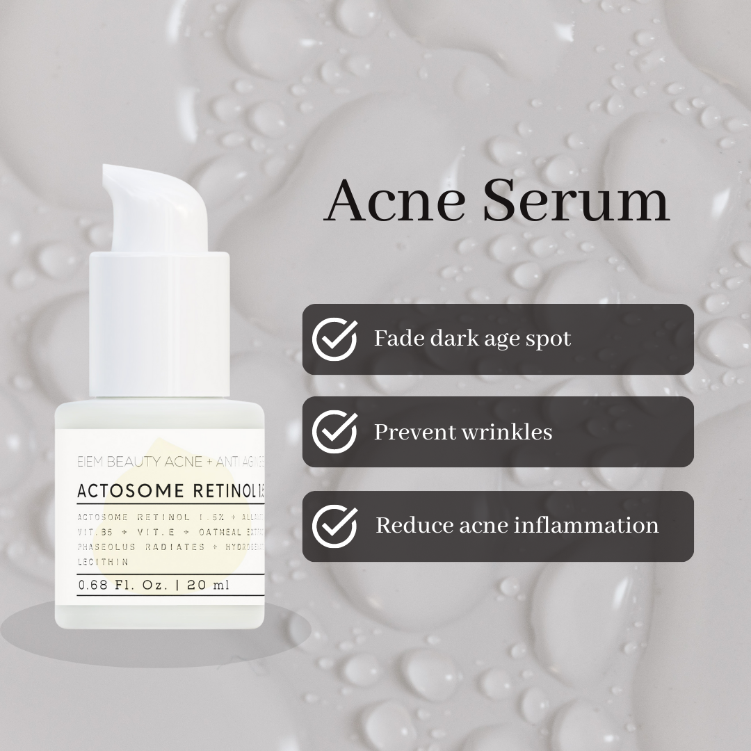 EIEM Beauty Acne + Anti Aging Serum, actosome retinol 1.5%  | 20ml