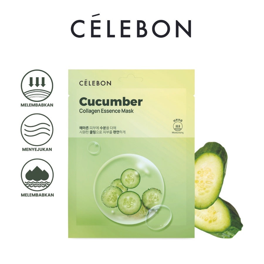 Celebon Cucumber Collagen Essence Mask | 23g