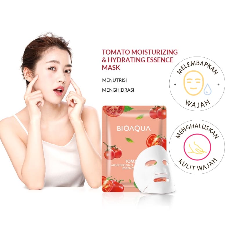 BIOAQUA Tomato Moisturizing & Hydrating Essence Mask 25g