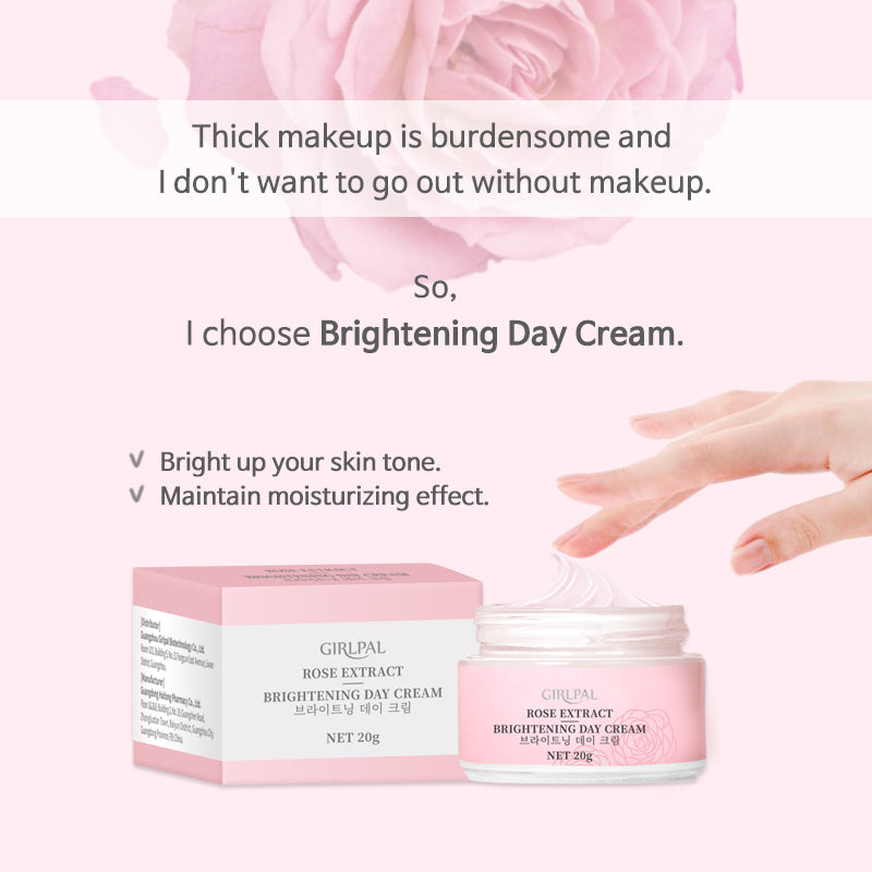 Girlpal Rose Brightening Day Cream Vitamin C + Niacinamide | 20 g