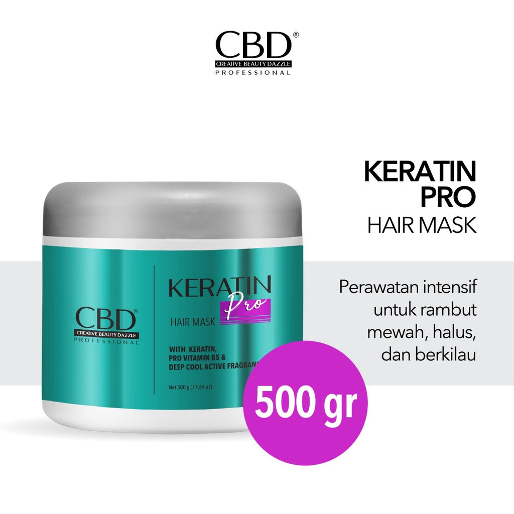 CBD Keratin Pro Daily Use Hair Mask | 500g