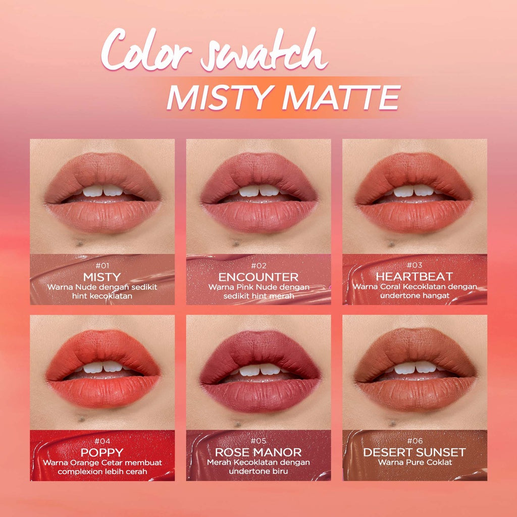 Dazzle Me Misty Matte Lip Cream 04 Poppy