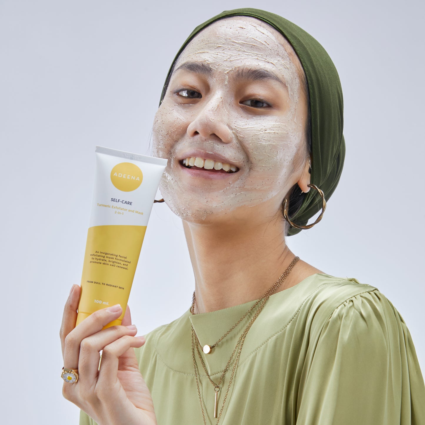 Adeena Turmeric Exfoliator And Mask | 100 ml