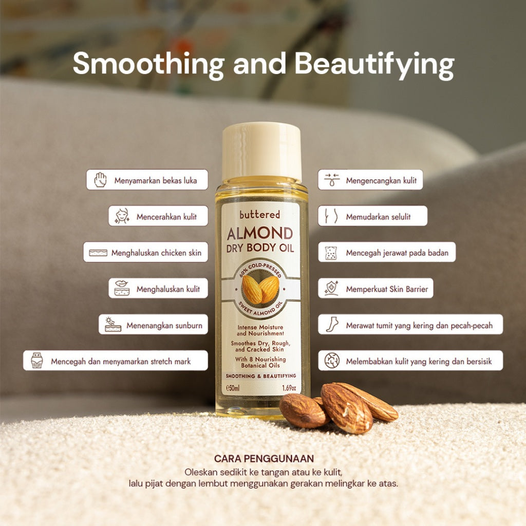 BUTTERED Almond Dry Body Oil 50 ml