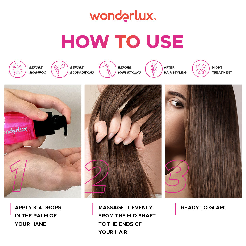 Wonderlux Instant Showstopper! Advanced Smooth Hair Oil | 75ml