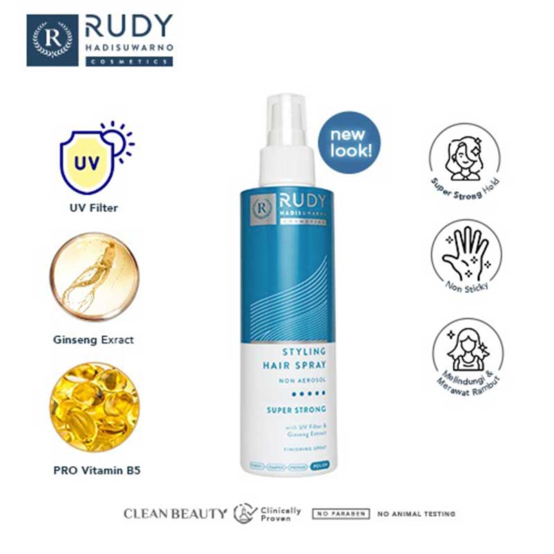 RUDY HADISUWARNO HAIR SPRAY NON AEROSOL SUPER STRONG | 200 ml