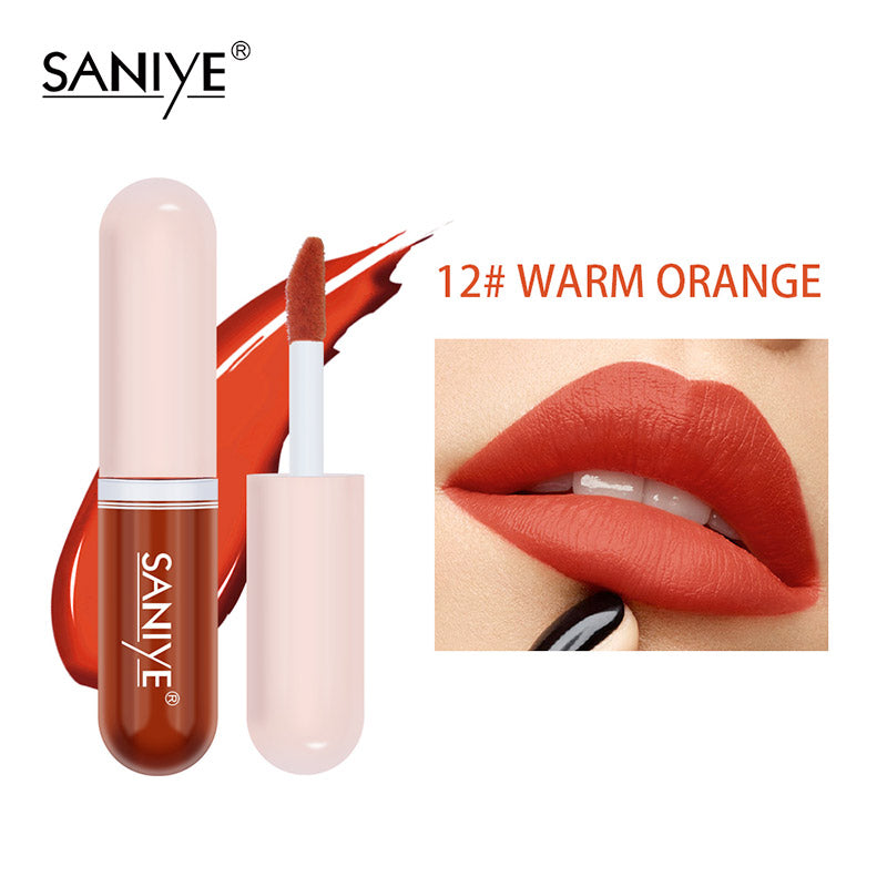 SANIYE Long Lasting Capsule Lip Matte Gloss L1135 12#