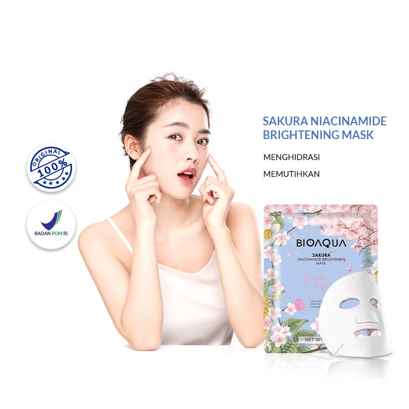 BIOAQUA Sakura Niacinamide Brightening Mask 28g