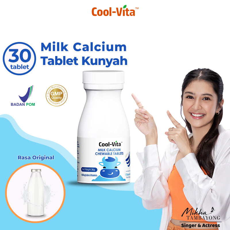 Coolvita Milk Calcium Chewable 30 Tablets | 36g