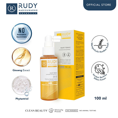 RUDY HADISUWARNO HAIR TONIC GINSENG PHYTANTRIOL | 100 ml