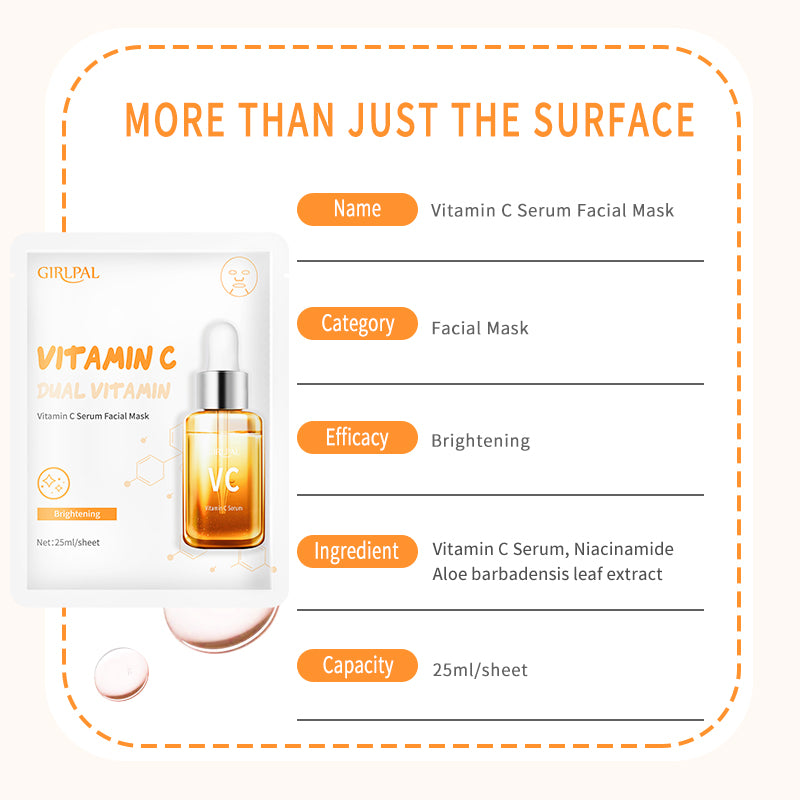 Girlpal Vitamin C Serum Face Sheet Mask