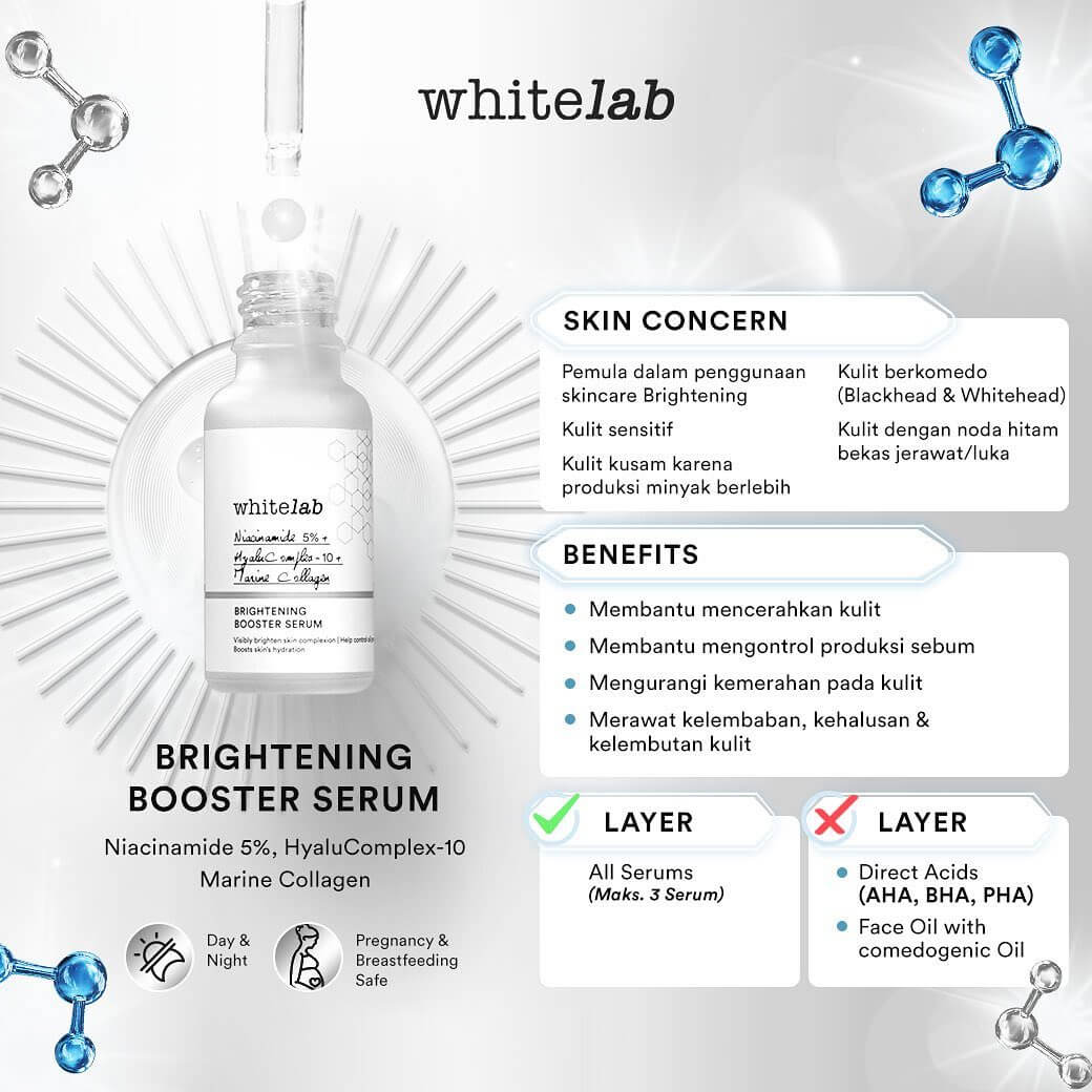 Whitelab Brightening Booster Serum Niacinamide 5%