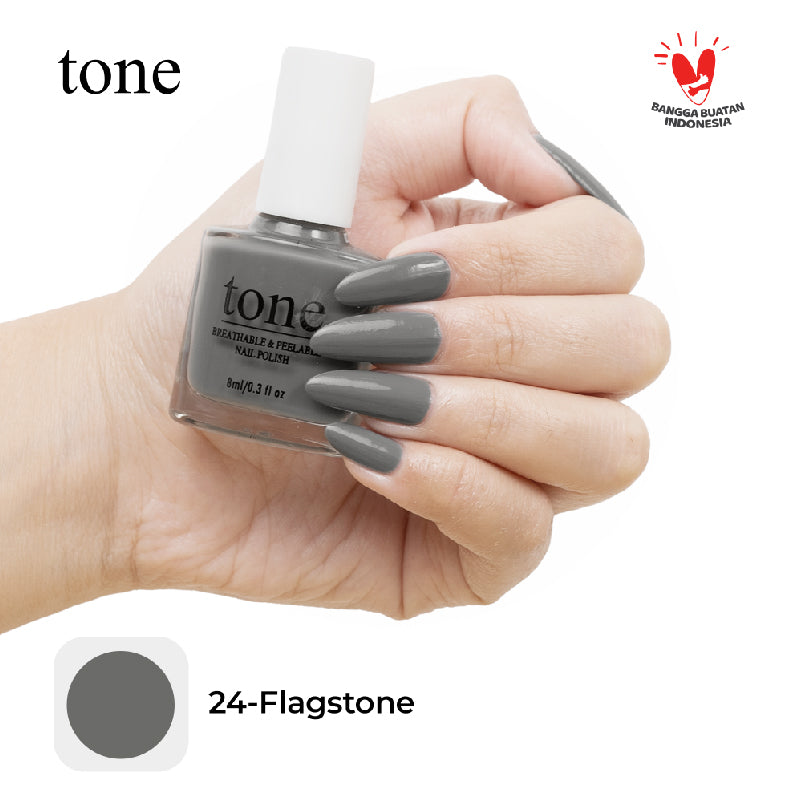 TONE Breathable and Peelable Nail Polish Neutral Palette Series 24