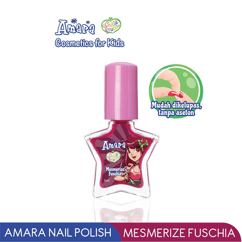 Amara Kids Nail Polish Mesmerize Fuchsia | 5 ml