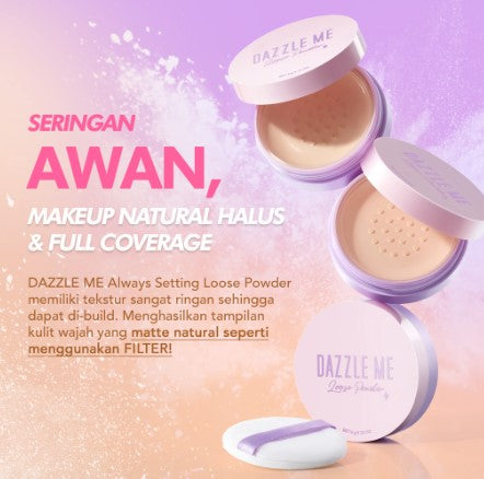 DAZZLE ME Always Setting Loose Powder - Luv Creamy