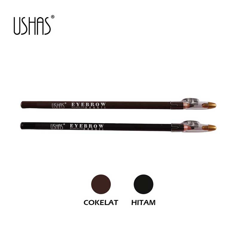 Ushas EB102 Eyebrow Pencil Black | 2.4gr