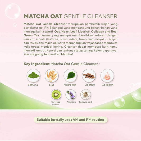 True To Skin Matcha Oat Gentle Cleanser | 100 ml