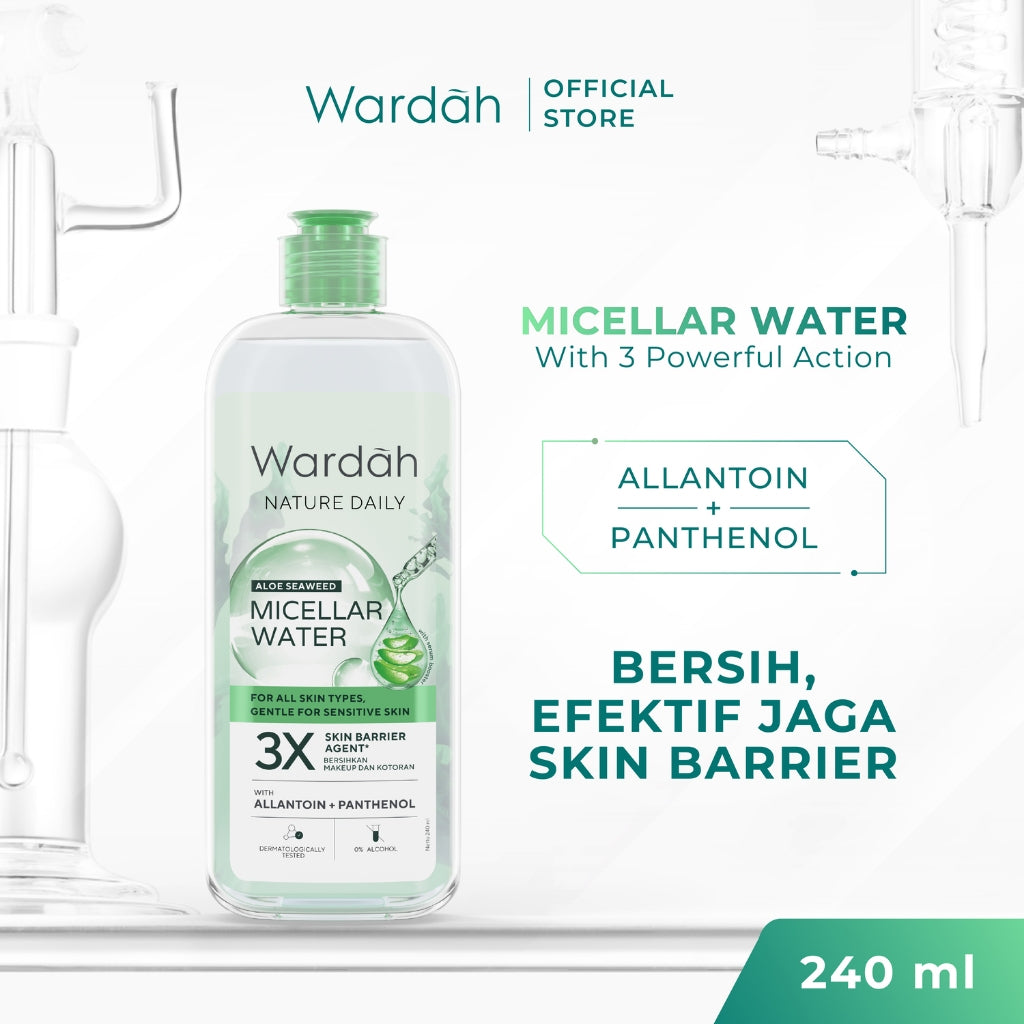 WARDAH Nature Daily Aloe Seaweed Micellar Water | 240 ml