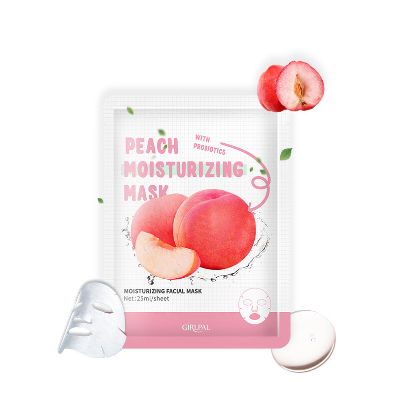 Girlpal Peach Moisturizing Face Sheet Mask