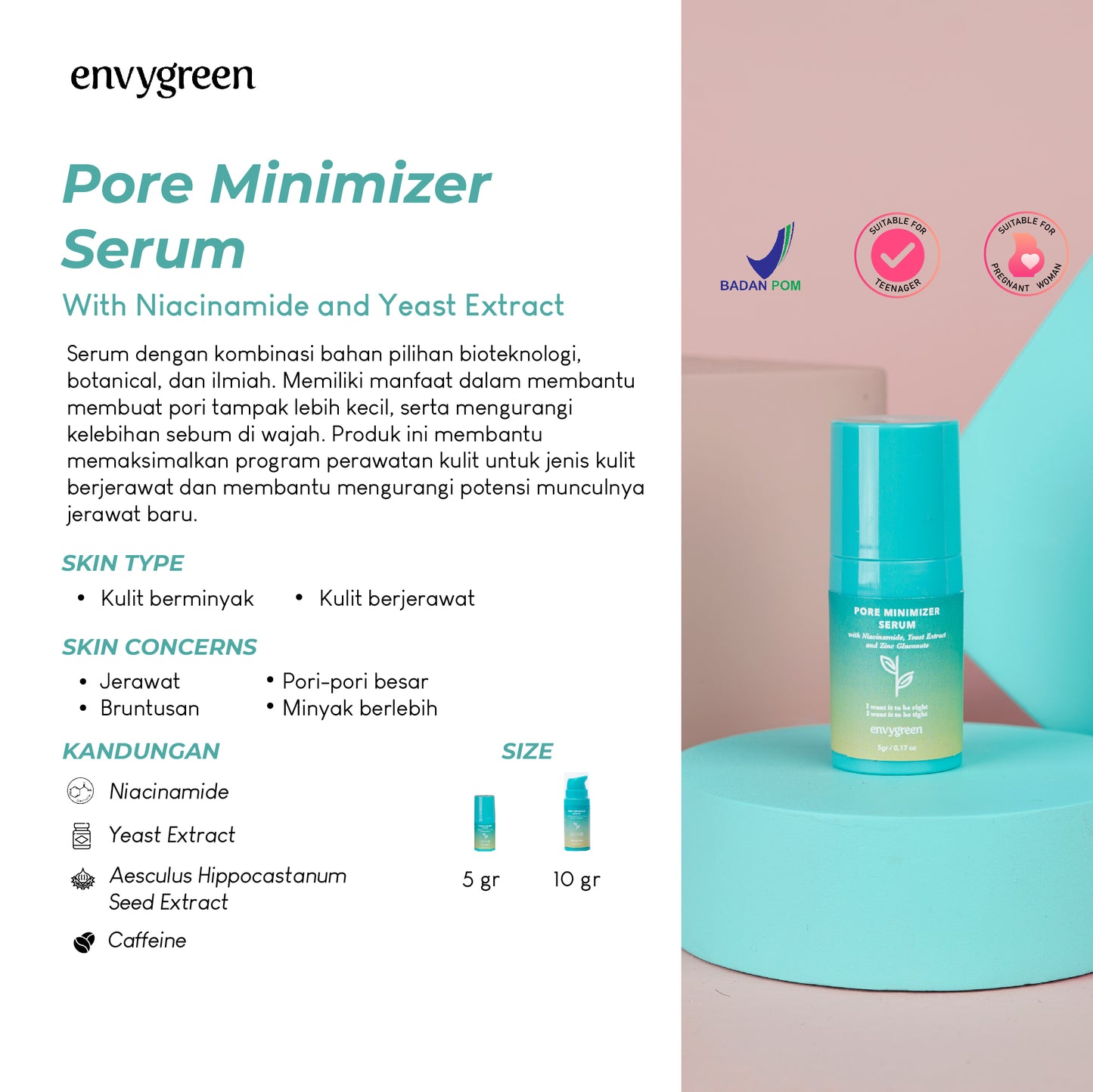 Envygreen Pore Minimizer Serum | 5 ml