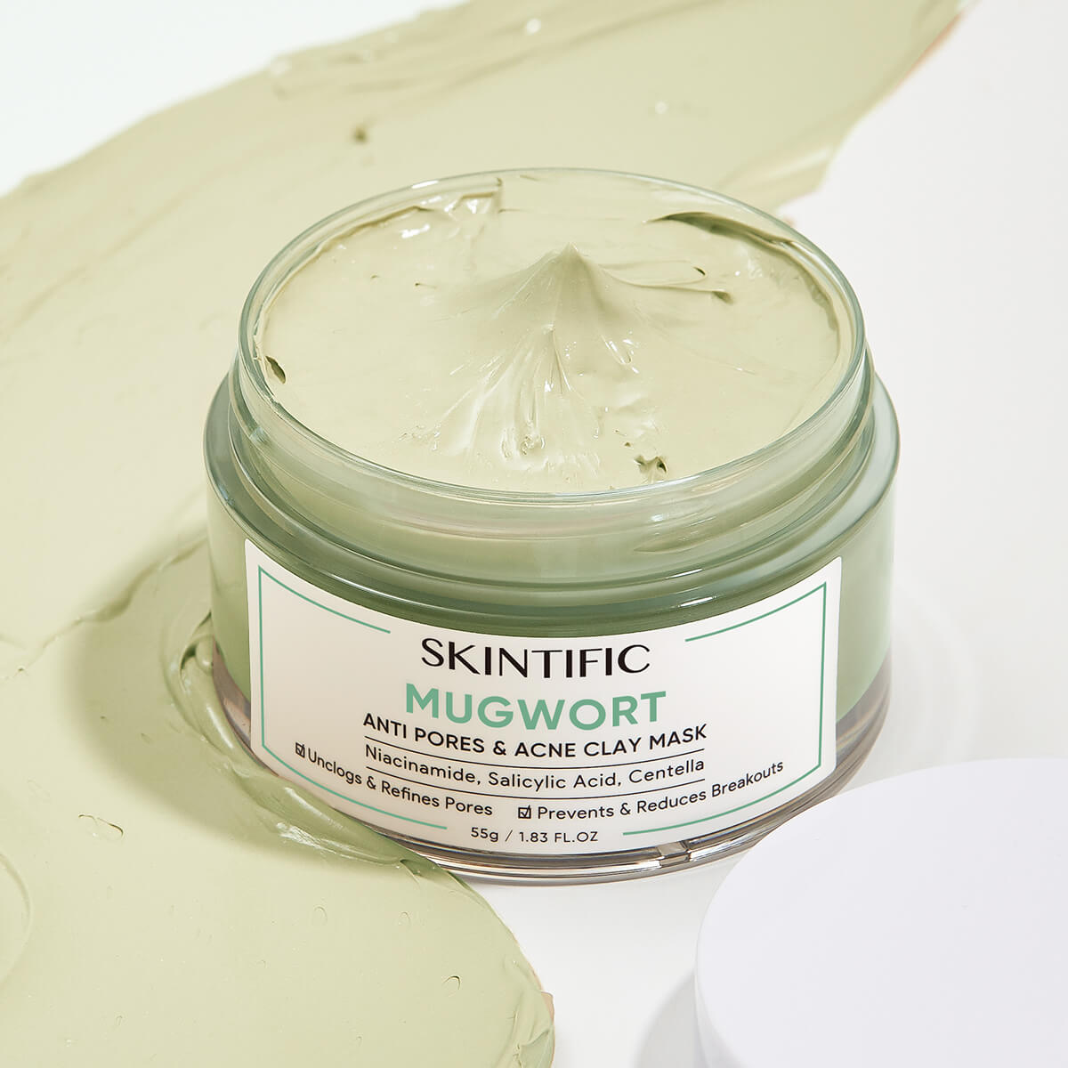 Skintific- Mugwort Anti Pores & Acne Clay Mask | 55 g