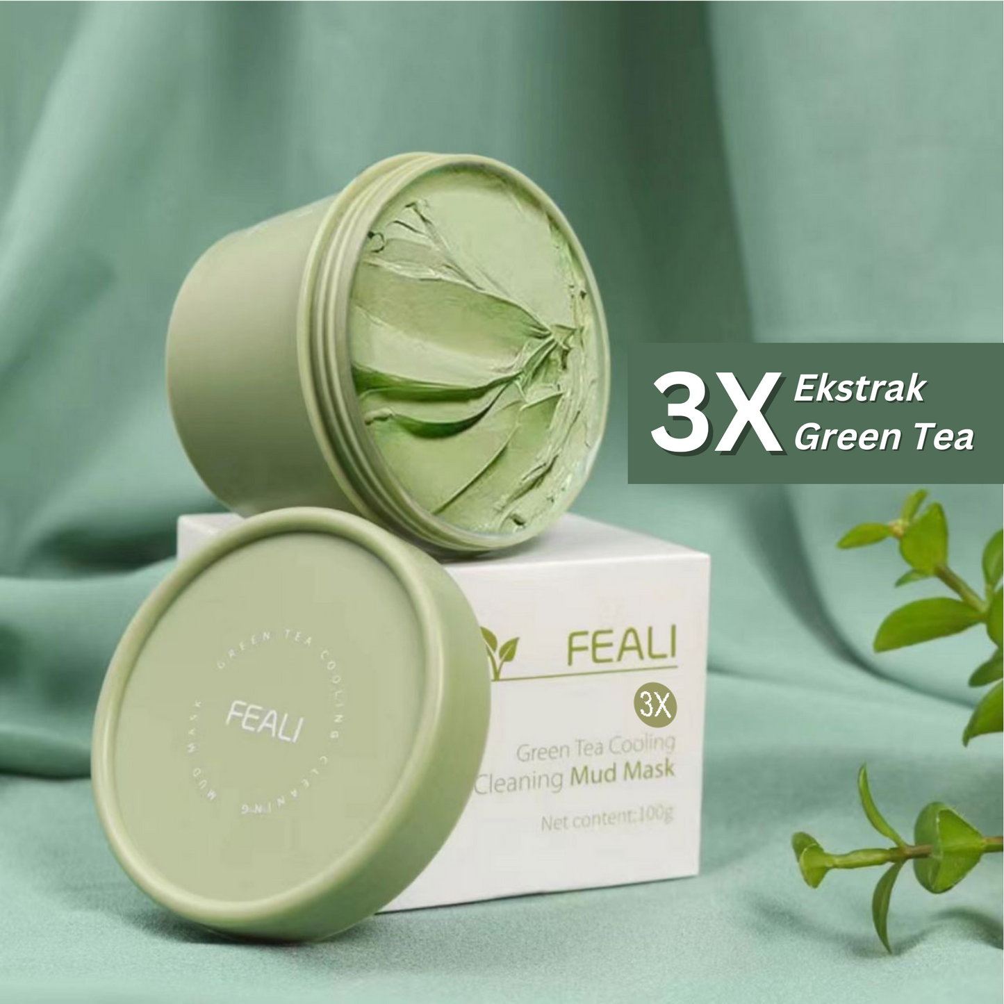 Feali Green Tea Clay Mask | 100gr