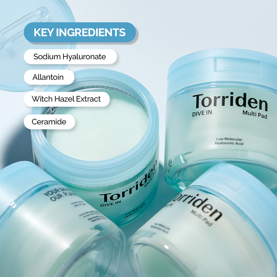 Torriden Dive-In Low Molecular Hyaluronic Acid Multi Pad | 145 ml