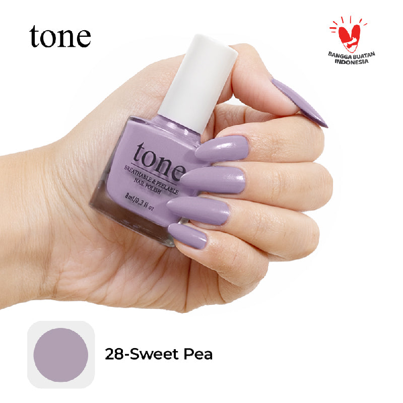 TONE Breathable and Peelable Nail Polish Hello Spring Palette Series 28