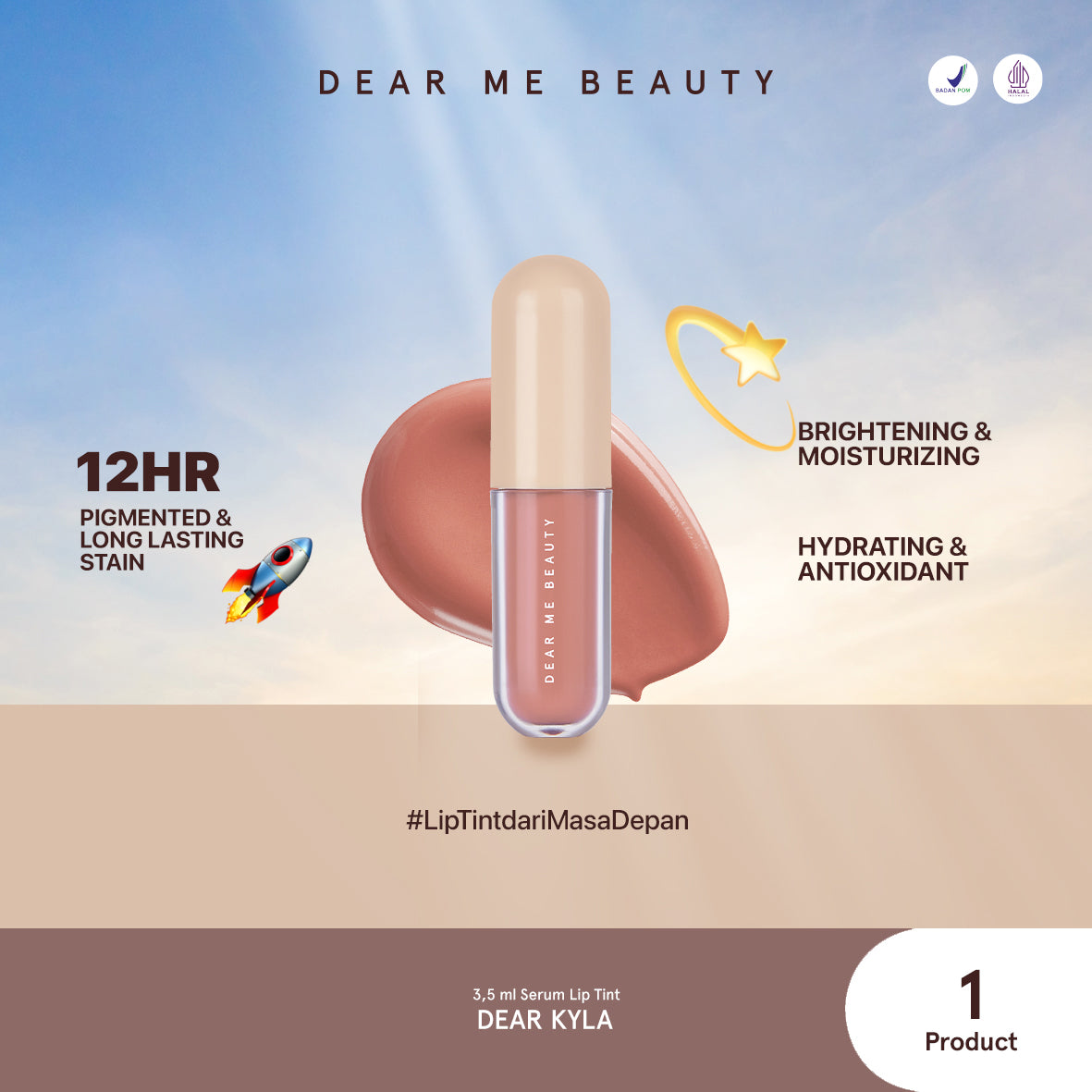 Dear Me Beauty Serum Lip Tint - Dear Kyla