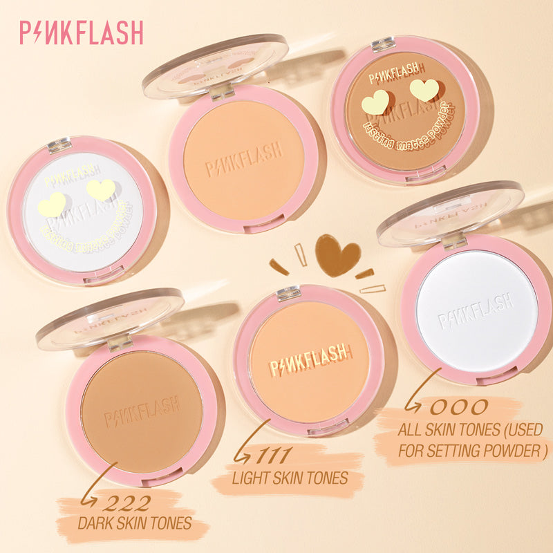 Pinkflash F08 Lasting Matte Pressed Powder #222