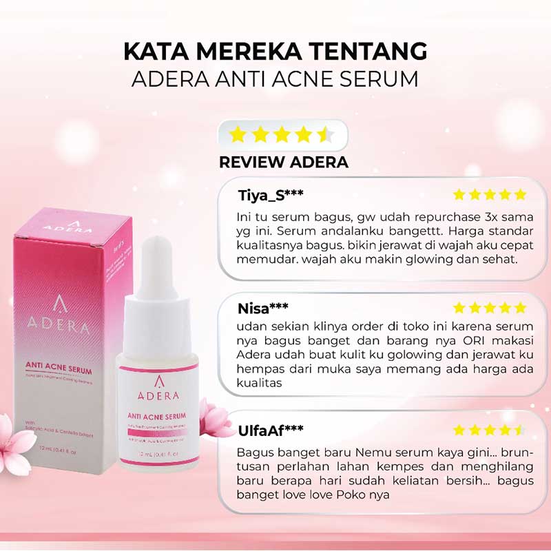 Adera Acne Serum 1pcs | 12ml