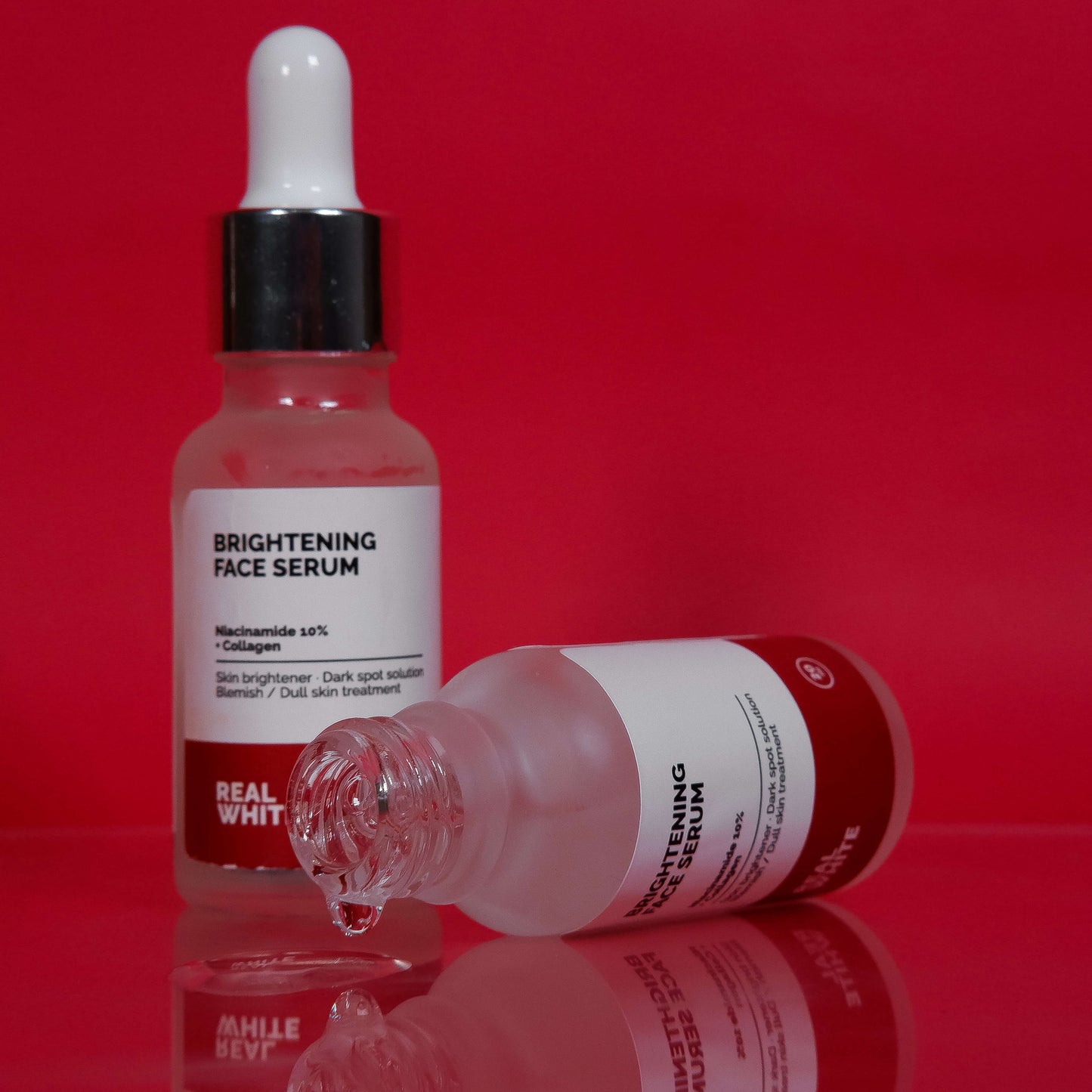 Real White Niacinamide 10% + Collagen Brightening Face Serum | 20 ml