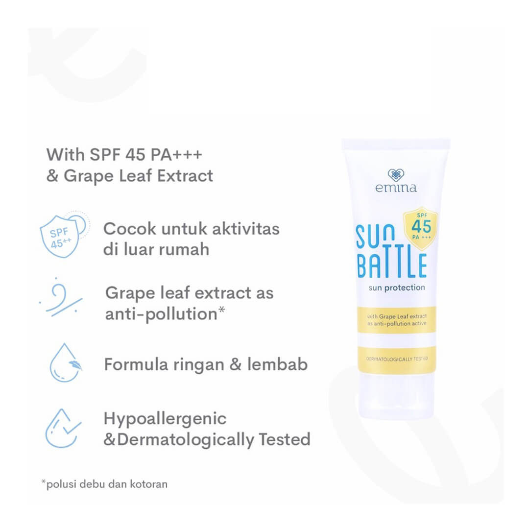 Emina Sun Battle SPF 45 PA+++ | 30 ml