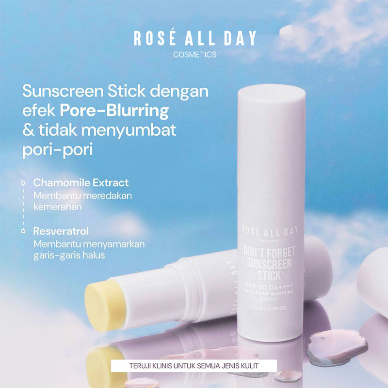 ROSE ALL DAY Dont Forget Sunscreen Stick SPF 50++++ | 11 gr