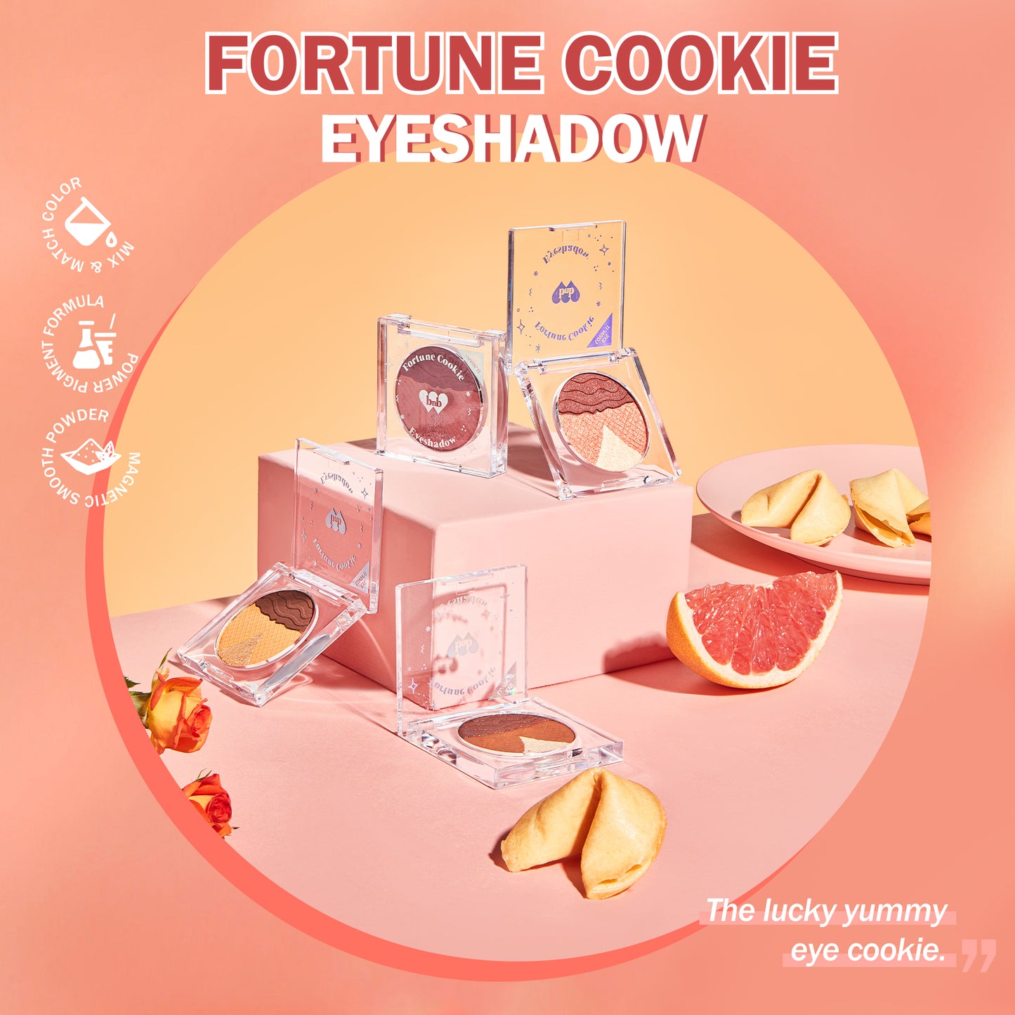 Barenbliss Fortune Cookie Eyeshadow - 02 Romantic | 4.2 g