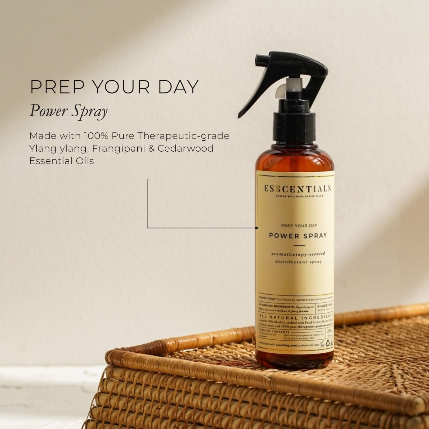 Esscentials Prep Your Day Power Spray | 250 ml