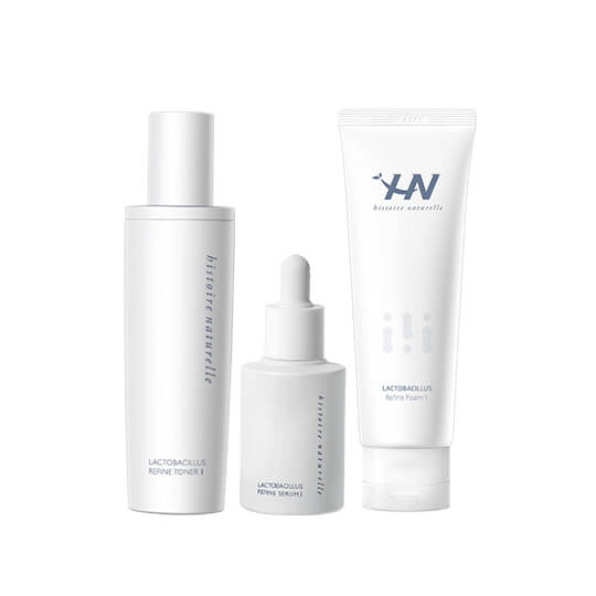 [Combo] Histoire Naturelle Lactobacillus Refine Toner I (150 ml) + Refine Serum I (30 ml) + Refine Foam I (120 ml)