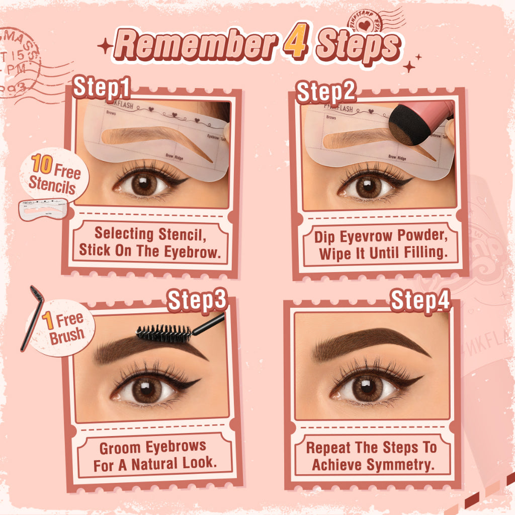 PINKFLASH NATURAL BROW POWDER CE01