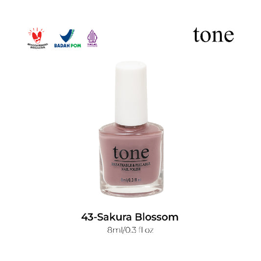 TONE Breathable and Peelable Nail Polish Hello Spring Palette Series 43